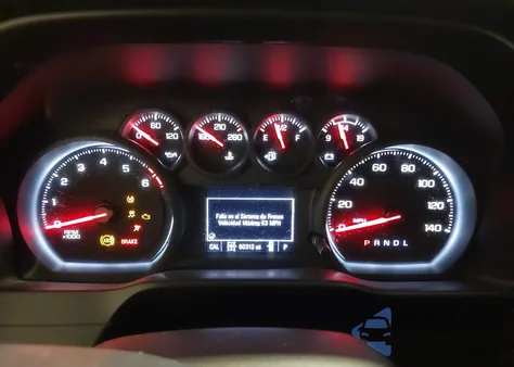 2021 Chevrolet Silverado 1500 4Wd Short Bed Custom Trail Boss z USA, uszkodzony, nr VIN 1GCPYCEFXMZ404205